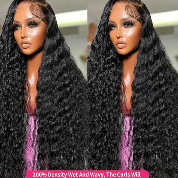 Elegant Black Curly Hair Wig - Picture 3 of 7